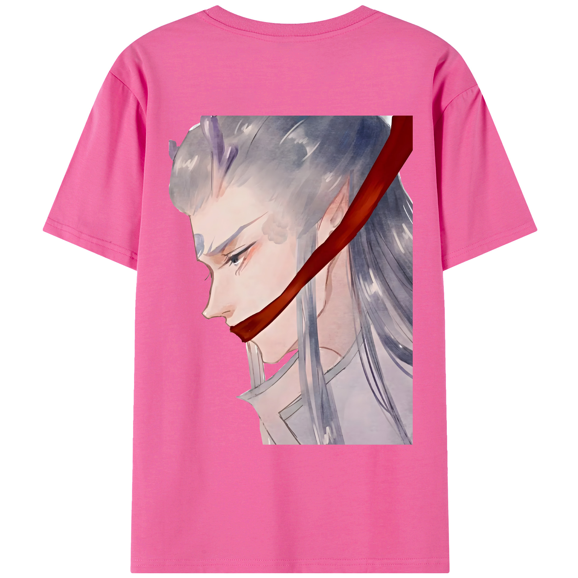 （画像用） Ne Zha 2 ナタ 魔童の大暴れ レディース半袖Tシャツ(バックプリント)